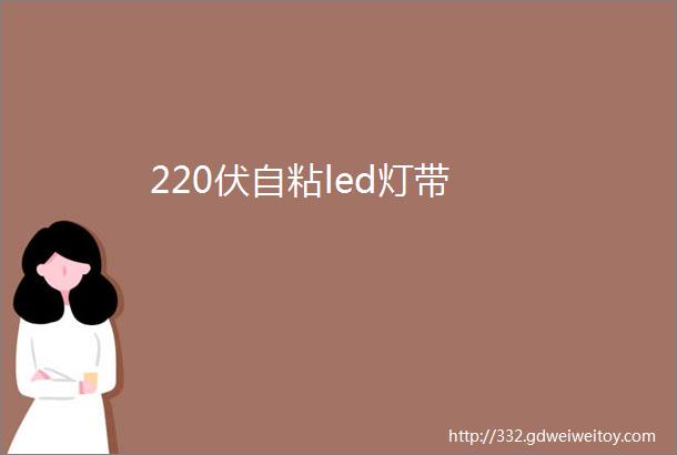 220伏自粘led灯带